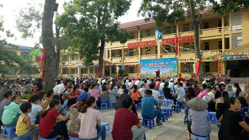 Dừng việc thông báo thu hoặc tổ chức thu các khoản thu tại trường TH Sơn Đồng 